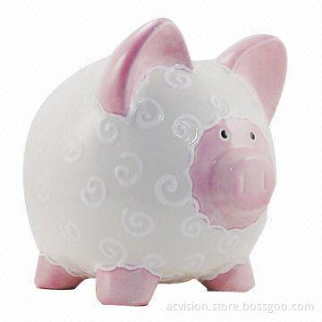 Ceramic Pig Money Bank for Gift
